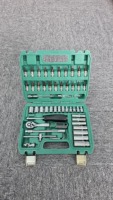 Kit d'outils à cliquet 108 pièces, douilles hexagonales courtes et profondes, embouts de tournevis, mallette rigide, OEM, pour usage domestique, bricolage et entretien de matériel