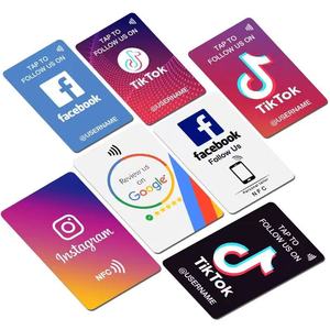 Tùy chỉnh in ấn kỹ thuật số mã QR <span class=keywords><strong>Google</strong></span> đánh giá thẻ PVC thông minh NFC 213/215/216 <span class=keywords><strong>Google</strong></span> chơi thẻ quà tặng - Product Image 4