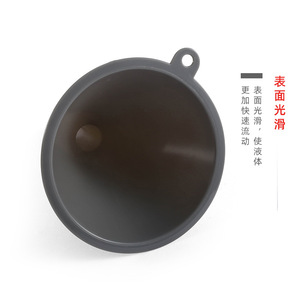 Juego de embudos separadores triangulares de plástico PP de varios tamaños para transferencia de aceite, vino y líquidos, uso en cocina - Product Image 2