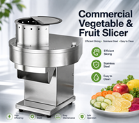 Multifunctionele fruit- en groentesnijmachine, stabiele werking, aardappel-, ui-, gember- en wortelsnijder voor voedselverwerkingsbedrijven