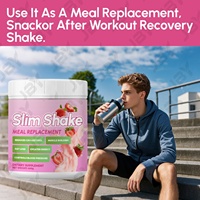 Poudre de shake minceur JBY 400g pour adultes, complément alimentaire, produits de beauté, végétalien, sans gluten, gestion de l'énergie
