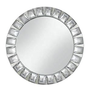 Platos de Cristal con Espejo y Adornos para Decoración de Eventos y Bodas al por Mayor - Product Image 1