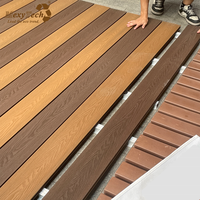 Offre Spéciale : Terrasse en WPC de Style Moderne, Imperméable, Composite Plastique Antidérapant et Faible Entretien pour Jardins et Extérieurs d'Entrepôts