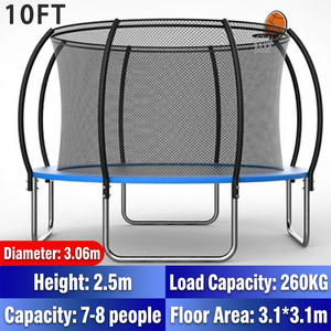 Precio de Fábrica: Trampolín de Calabaza de 6-16 pies con Red, Capacidad de Carga de 150-350 kg, <span class=keywords><strong>Cama</strong></span> Elástica Redonda para Exteriores, para Jardín y Gimnasio Infantil - Product Image 3