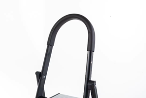 Hiện đại 4 tầng màu đen nhôm gấp hình ống thang 330 pounds công suất cho việc nhà hàng ngày trong căn hộ En 131 tiêu chuẩn - Product Image 2