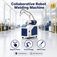 Robot de Soldadura Inteligente Cobot con Brazo Robótico de 6 Ejes, Carga Útil de 10 kg, Precisión de 0,02 mm, Máquina de Soldadura Robótica Colaborativa