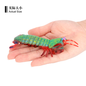 Effen Pvc Simulatie Zeeleven Model Plastic Pauw Bidsprinkhaan Garnaal Boston Kreeft Mariene Figuren Oceaandieren Beeldjes Speelgoed - Product Image 2