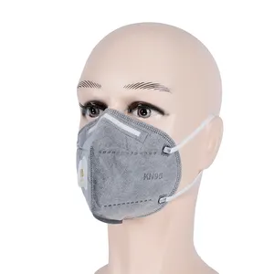 Valvola di espirazione monouso Faceshield maschera per il viso respiratore 5 strati tessuto non tessuto Kn95