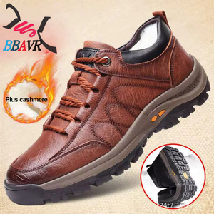 Zapatos Casuales de Invierno para Hombre, Zapatillas Deportivas para Exteriores, Suela de Goma Ligera Antideslizante, Forro de Tela de Algodón, Mayor Comodidad - Product Image 2