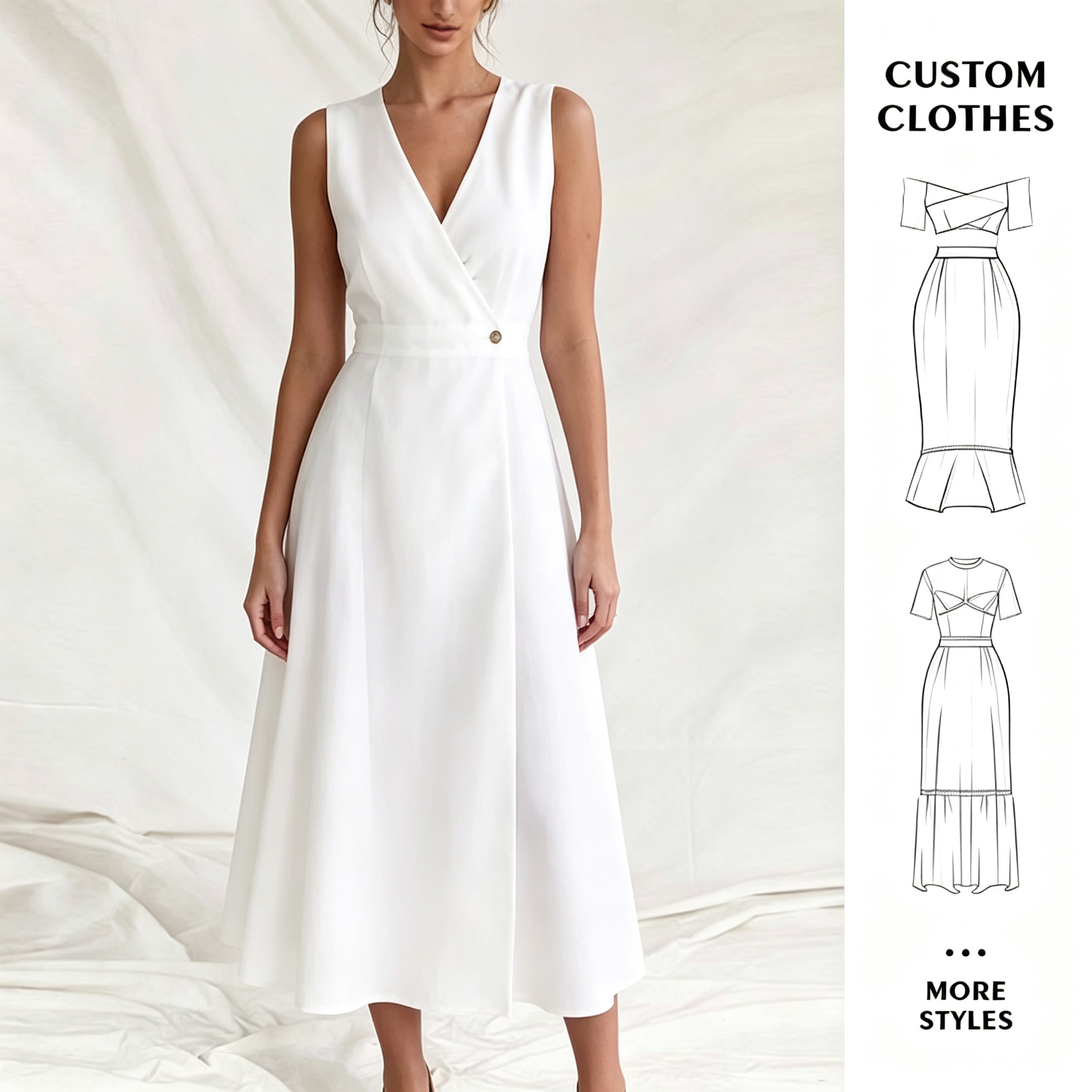 sachin and babi light blue dress Casual Courthouse Wedding Outfit for Bride main image 0