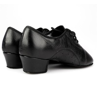 Sepatu dansa kulit Modern Pria, Kasut sol lembut, kontak QiaQia