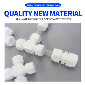 PTFE ข้อต่อท่อสามทางทนต่อสารเคมีโพลิเมอร์ประสิทธิภาพสูงจากโรงงาน PTFE - Product Image 4