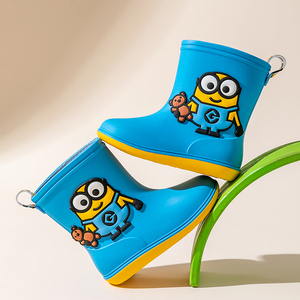 Bottes imperméables décontractées pour enfants Cartoon Bottes <span class=keywords><strong>de</strong></span> <span class=keywords><strong>pluie</strong></span> pour enfants Chaussures d'extérieur pour toutes les saisons pour garçons - Product Image 4