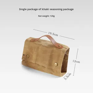 Sac <span class=keywords><strong>de</strong></span> <span class=keywords><strong>rangement</strong></span> en toile durable <span class=keywords><strong>de</strong></span> 3mm d'épaisseur pour le camping en plein air ensemble <span class=keywords><strong>de</strong></span> bouteilles <span class=keywords><strong>de</strong></span> <span class=keywords><strong>gaz</strong></span> et d'épices portables pour la randonnée et le stockage d'épices au barbecue - Product Image 6