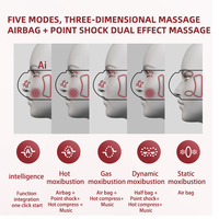 Beautyfountain 4D Augenmassagegerät zur Linderung von Augenermüdung und Migräne, Tragbar mit Akupunkturpunktvibration, Luftkompression, Wärme und Musik