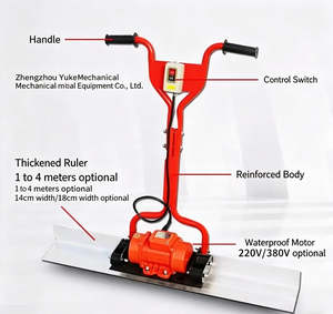 Niveladora Vibratoria Eléctrica para Concreto <span class=keywords><strong>de</strong></span> Alta Carga 220V/380V - Regla Vibratoria para Nivelación <span class=keywords><strong>de</strong></span> Pisos <span class=keywords><strong>de</strong></span> <span class=keywords><strong>Cemento</strong></span> - Product Image 2