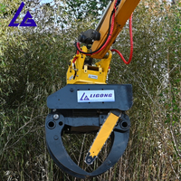 Scie à grappin pour excavatrice DX60/SK55 - Conception de moteur protégée, coupe précise pour l'aménagement paysager municipal et l'entretien routier