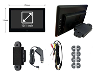 Écran de divertissement universel pour siège arrière de voiture LCD 10,1 pouces (D98) IPS tactile Android 1 an USB BT WIFI sans fil miroir
