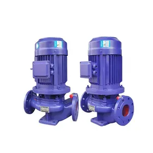 Vertical pipeline pump Industrial cast iron centrifugal pump Hot selling single stage water pump