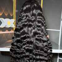 Perruque sans colle 13x4 bouclée birmane pré-épilée en cheveux humains, perruque frontale HD entièrement en dentelle, perruque en cheveux humains ondulés ananas, Lace Front