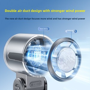 Quạt làm mát bán dẫn cầm tay tốc độ cao bốn cấp độ, nhỏ gọn, gấp gọn được, dùng ngoài trời, gia dụng, bằng nhựa, sử dụng cổng USB năm 2025 - Product Image 2