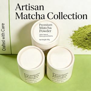 Confezione in Tubo di Carta per Polvere di Matcha di Grado Alimentare |   Scatola Cilindrica Ermetica Personalizzata per Tè, Contenitore in Cartone Ecologico - Product Image 5