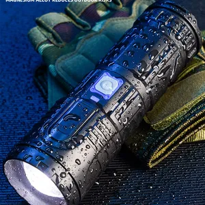 Rechargeable Led Long Range Powerful Camping Torch Lamp 2000 Lumens Diving Underwater Small Flashlight