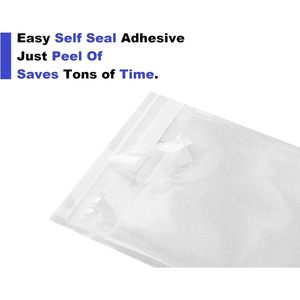 100 sacs en plastique transparents refermables de 6 x 9 pouces, 2 MIL, en OPP/cellophane, parfaits pour la boulangerie, les bougies, le savon - Product Image 3