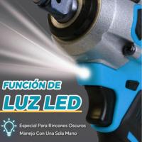 Kunci Impack Tanpa Kabel Profesional 21V Brushless 320N.m Industrial 1/2 Inch Drive Baterai Li-ion 1.5 AH 3200 Frekuensi Impak