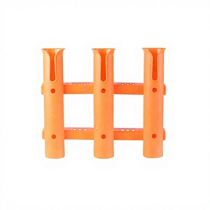 ที่วางคันเบ็ดตกปลาพลาสติกแบบสามส่วน พร้อมฐานยึดไนลอน ที่ยึดคันเบ็ดตกปลาสำหรับเรือ ทนทาน - Product Image 3