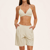 Vêtements personnalisés, shorts de sport de haute qualité pour femmes, ensemble de soutien-gorge de sport, vêtements de sport, tenue de yoga, taille plus, durable