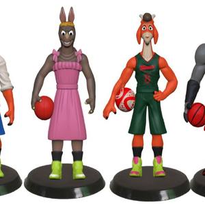 Nouvelles figurines de collection Miracle Dream Team de 3 à 4,<span class=keywords><strong>5</strong></span> pouces, modèle sportif, jouet décoratif, lot de 6 dans un sac - Product Image 3