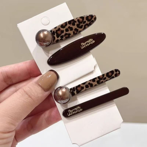 Múltiples Modelos, Venta Caliente, Diseño Exclusivo y Dulce, Pasadores de Pelo Marrones, Pasadores de Pelo Exquisitos de Lujo Ligero para Mujer, Accesorios de Moda para el Cabello, Venta al por Mayor - Product Image 5
