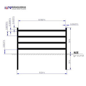 5ft Chiều cao ngựa nuôi đồng cỏ boundry rào chắn hàng rào hàng rào cho trang trại - Product Image 6