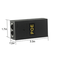 Adaptateur Rj45 48V 5.0 a, pour ordinateur de bureau, 2 vestes Gigabit, Module d'injection électrique, Ethernet, PoE 48V