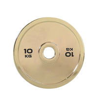THYFIT ZZY-020 Disque de musculation en fer pour salle de sport avec insert en acier de 2 pouces, électroplaqué et calibré pour haltères de musculation