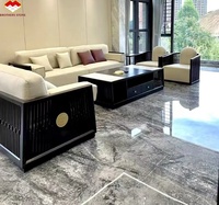 Dalle de marbre gris argenté Yunfu imperméable et durable pour mur de salon, carrelage de sol et escaliers – Designs modernes