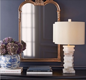 Đèn Bàn Led Bằng Đá Cẩm Thạch Thiết Kế Theo Phong Cách Châu Âu Hiện Đại Có Thể Tùy Chỉnh Cho Phòng Khách Phòng Mô Hình - Product Image 2