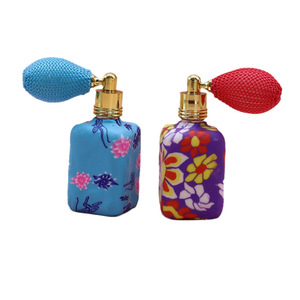 Colorful Floral Pattern Perfume Bottles With Sprayer And <b>Ball</b> Top Rectangle Shape Screen Printed Design - Product Image 6
