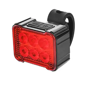 Hochwertiges LED-Fahrradlicht-Set MTB-Radfahrrad Frontlampe Fahrrad-Kopflicht USB-Wiederaufladbares Radfahr-Rücklicht
