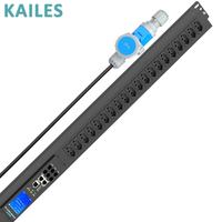 KAILES (KLS) K55 Série ZA Unité de distribution d'alimentation (PDU) intelligente en métal 32A 20 prises brésiliennes Industrielle Fiable Moderne pour l'équipement de données