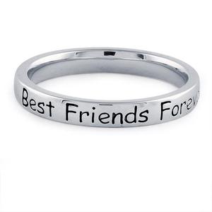 Anillo de Plata de Ley con la Frase 'Mejor Amiga para Siempre', un Hermoso Regalo para tu Mejor Amiga - Product Image 2