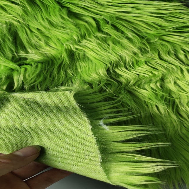 Stock Products Artificial long wool imitation faux fur fabric