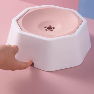 Bol à boire flottant anti-déversement pour chien et chat, en ABS+TPR, fournitures pour animaux de compagnie pour bouledogues français - Product Image 4