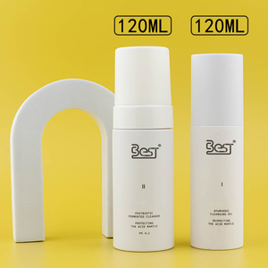 Venta caliente 150ml Botella de espuma personalizada Bomba de lujo 60ml 80ml 120ml 150ml Botella de bomba de espuma recargable - Product Image 1