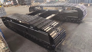 บริการออกแบบฟรี บริการออนไลน์ 24/7 ขั้นต่ำ 1 ชิ้น  โครงสร้างใต้ท้องรถแบบรางเหล็กหุ้มยาง สำหรับงานเหมือง ป่าไม้ การเกษตร และวิศวกรรมอุโมงค์ - Product Image 2