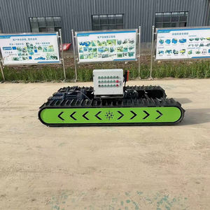 שלדת זחל חכמה מפלדת פחמן, נשלטת מרחוק לכל סוגי השטח, מונעת במנוע חשמלי קטן DC, חדשה, בעלת כושר נשיאה של 2 טון. - Product Image 6