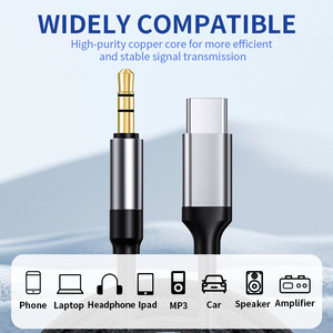 <span class=keywords><strong>Adaptador</strong></span> <span class=keywords><strong>de</strong></span> Cable Trenzado <span class=keywords><strong>de</strong></span> Nailon USB-C a Jack Macho <span class=keywords><strong>de</strong></span> 3.5mm, Estéreo, <span class=keywords><strong>para</strong></span> Auriculares, Altavoces y Micrófono, <span class=keywords><strong>para</strong></span> <span class=keywords><strong>iPhone</strong></span> 15/16/17 - Product Image 4