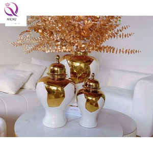 Pot de rangement en céramique de luxe européen Vase de table Décoration intérieure pour ornements de salon d'intérieur - Product Image 5