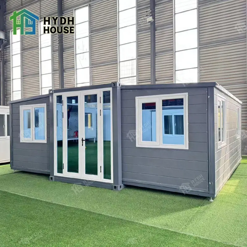 Hydh basit montaj Anti deprem katlanabilir açık bina veranda ile genişletilebilir ev